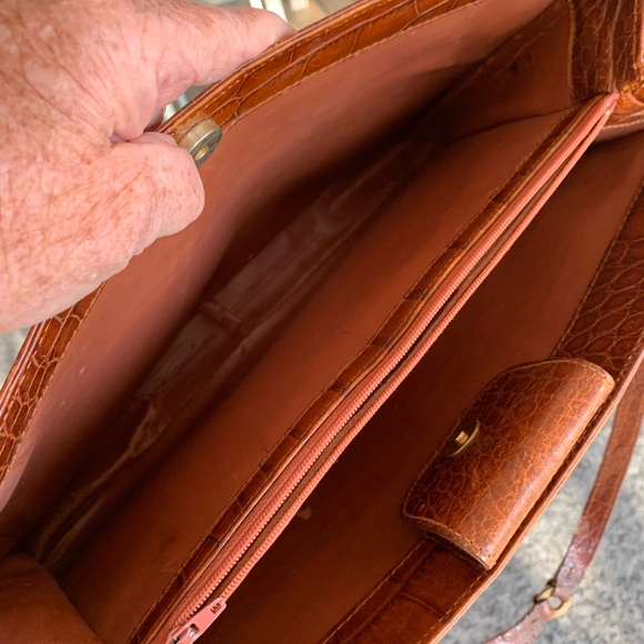 Vintage alligator bag. Made in Italy. - Picture 9 of 9